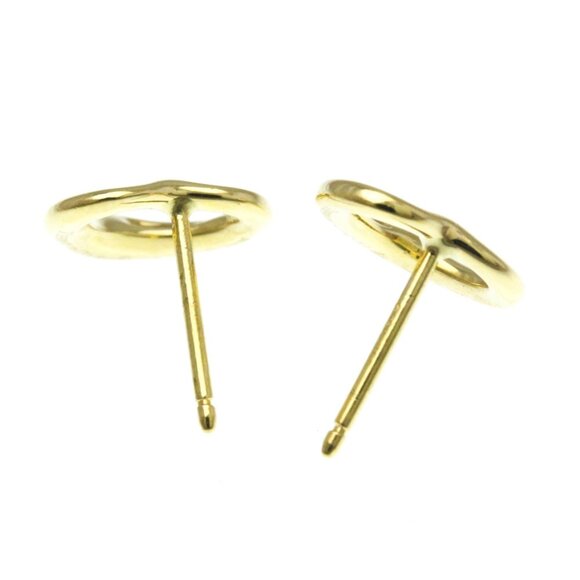 TIFFANY 18k Gold Heart Earrings - Picture 8 of 8